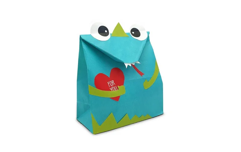 brun + Company Geschenktüte Monster 12 x 21 x 6 cm, 2er Set