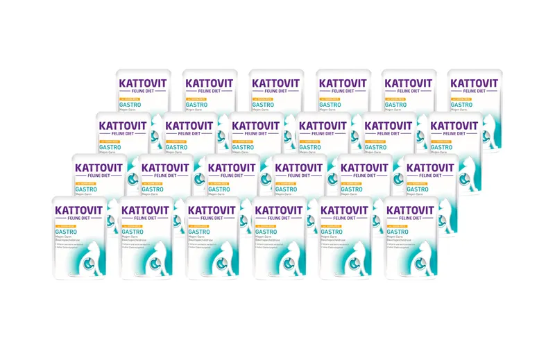 Kattovit Nassfutter Gastro Huhn und Reis, 24 x 85 g