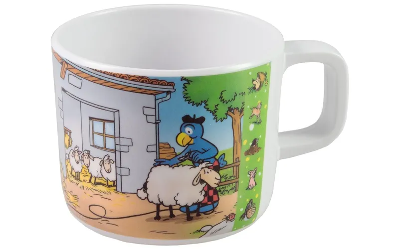 Berndorf Tasse Globi Bauernhof 250 ml, multicolour/white