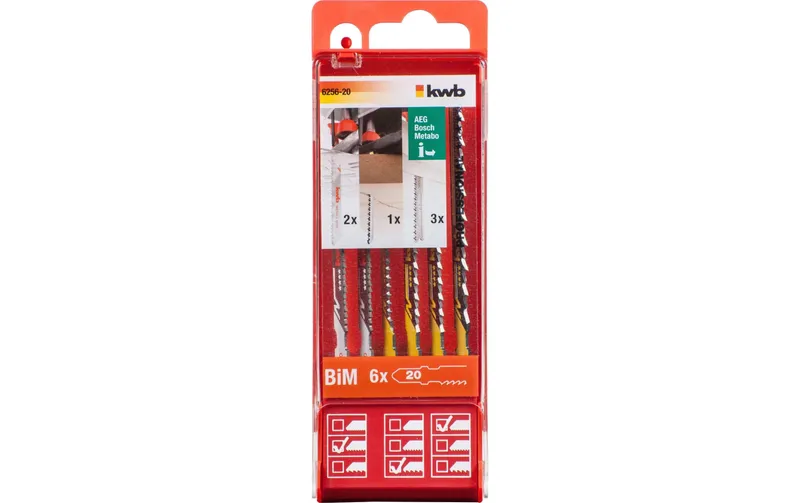 kwb Stichsägeblätter-set Jigger Star S20