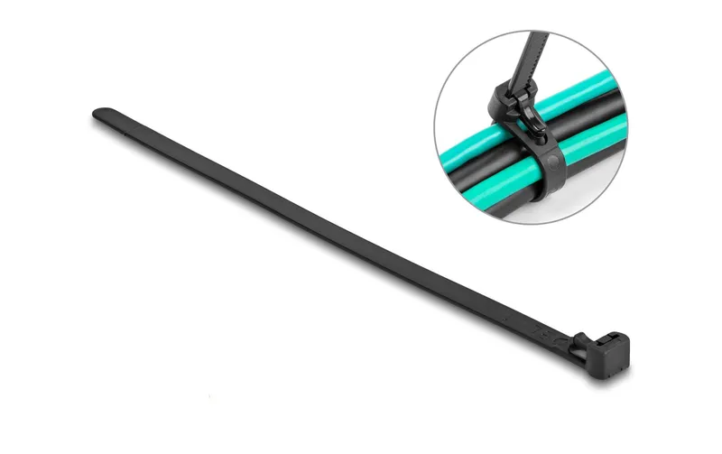 Delock Kabelbinder hitzebeständig 150 mm x 7.5 mm, 100 pezzi