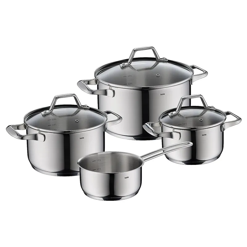 Kela Kochtopf-Set Lucca 4-teilig