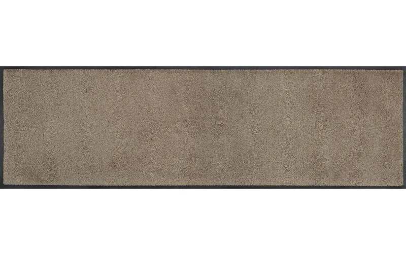 wash+dry Fussmatte Schuhgrösse, 35 x 120 cm Beige