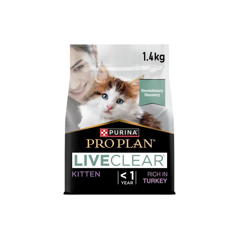 Purina Pro Plan Trockenfutter Live Clear Kitten Reich Truthahn 1.4 kg