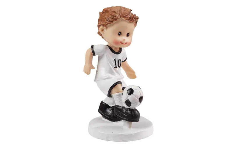 HobbyFun Mini-Figur Fussballer bianco, 8.5 cm