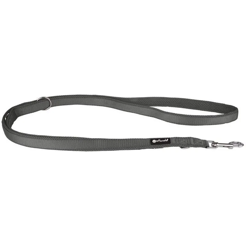 petlando Hundeleine Mesh, 2.3 m, Anthrazit