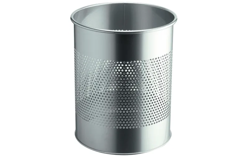 DURABLE Papierkorb 15 Liter, argento