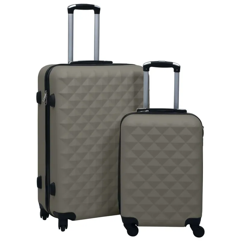 Hartschalen-Trolley-Set 2 Stk. antracite ABS