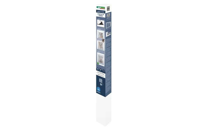 Windhager Teleskopfenster Stretch 120 x 140 cm, blanc