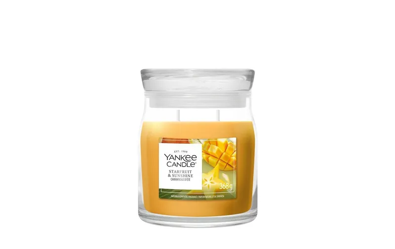 Yankee Candle Signature Duftkerze Starfruit & Sunshine Signature Medium Jar