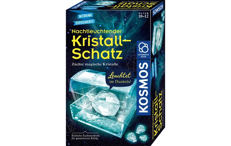 Kosmos Experimentierkasten Nachtleuchtender Kristall-Schatz