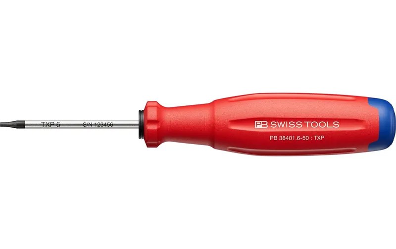 PB Swiss Tools Schraubenzieher SwissGrip Evo 38401.6-50 Torx Plus 6 rot