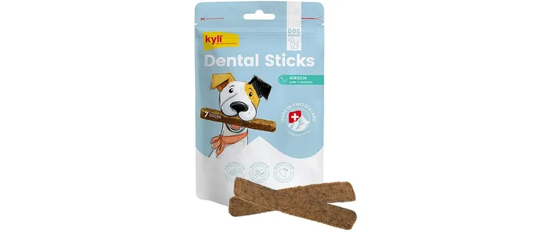 kyli Kaustange Dental Sticks Hirsch 7 Stück