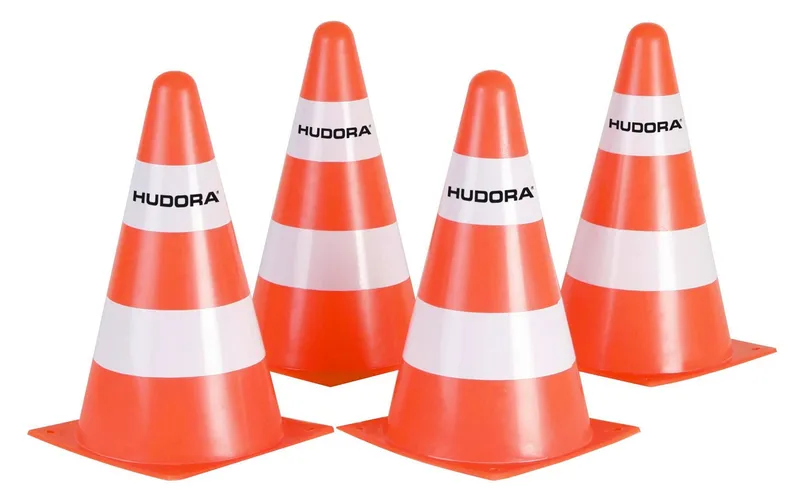 Hudora Pylone orange-weiss, 4