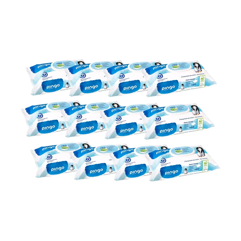 Pingo Feuchttücher Aloe Vera 12 x 80 Stück
