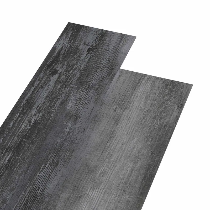 Selbstklebende Bodenbelagsdiele Glänzendes Grau 4,46 m² 32 Stk.