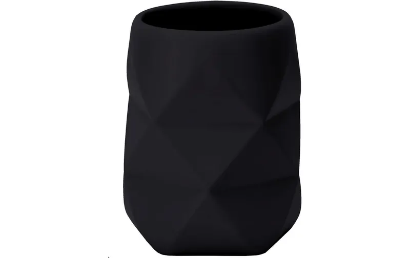 Kleine Wolke Zahnputzbecher Crackle black