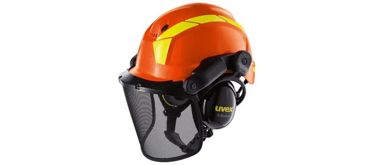 uvex Schutzhelm Pheos Forestry, Orange