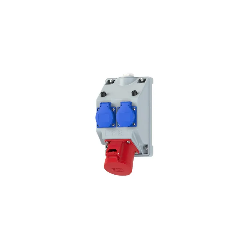 Spälti AG Spälti Wandsteckdosenkombination COMBO-POL2 32/5 IP44 2xT23