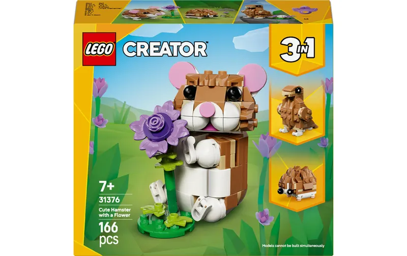 LEGO® Creator Niedlicher Hamster with Blume 31376