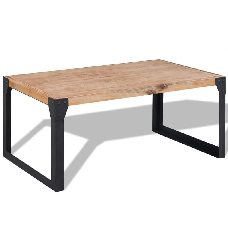 Couchtisch legno massiccio acacia 100x60x45 cm