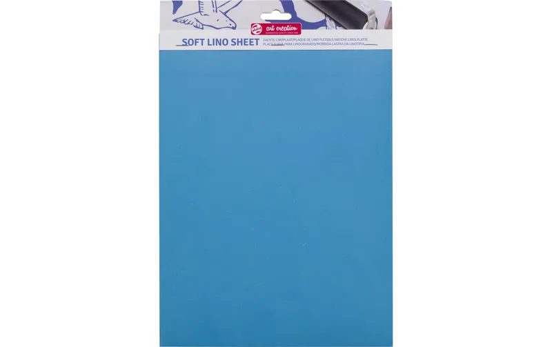 Talens Stempel Zubehör Linolschnittplatte 23 x 30 cm, blue