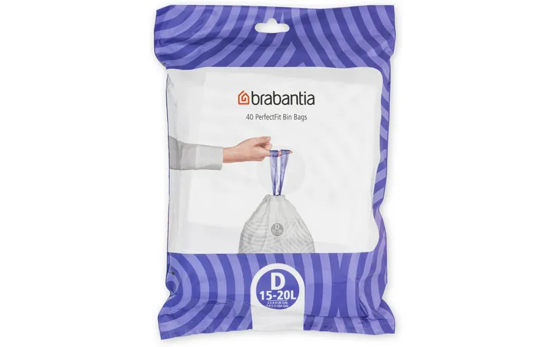 Brabantia Kehrichtsack PerfectFit D 15-20 l, 40 pieces