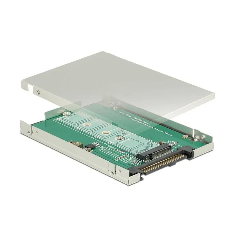 Delock 2.5"-Adapterplatine M.2 - U.2