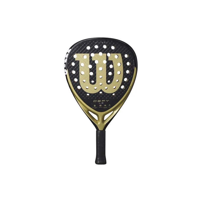 Wilson Padelschläger Defy LS V1 Schwarz/Gold