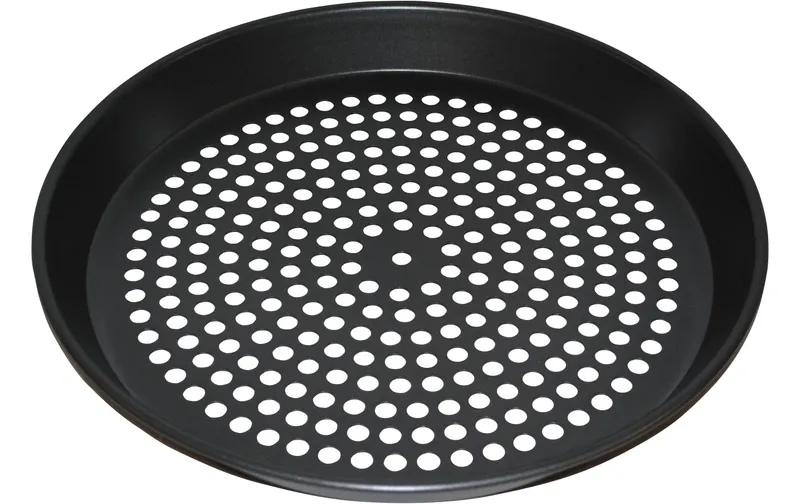 Stronghold Pizzablech gelocht 34 cm noir