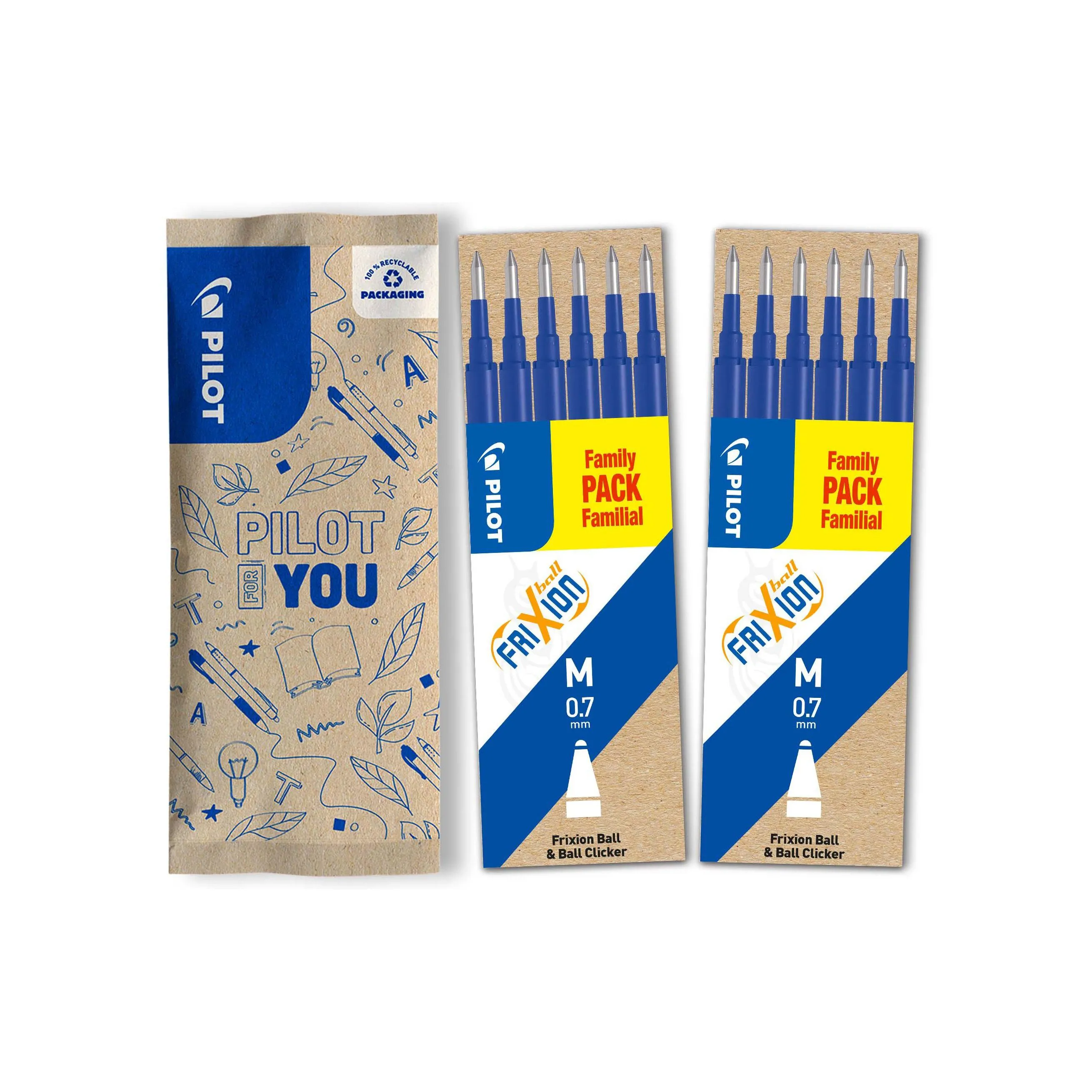 Pilot FriXion 0.7 mm, Blau