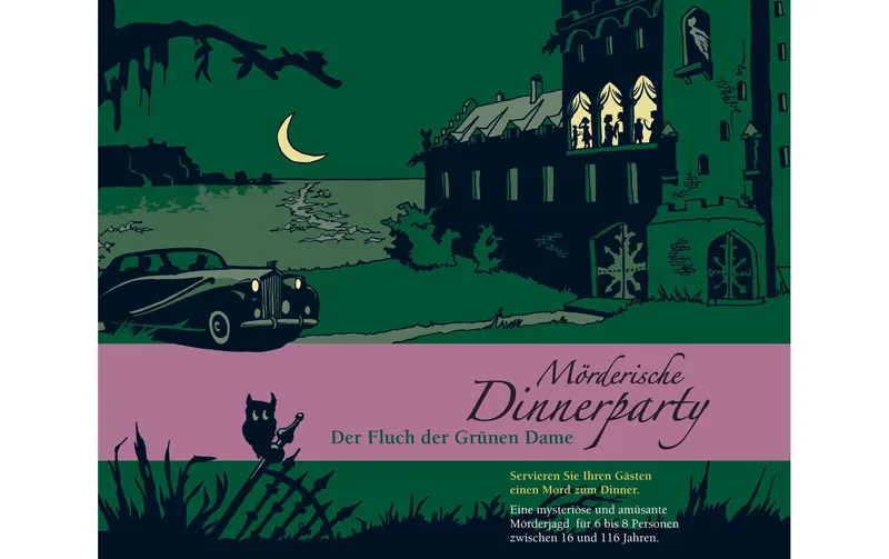 Blaubart Verlag Partyspiel Mörderische Dinnerparty: Fluch il Grünen Dame