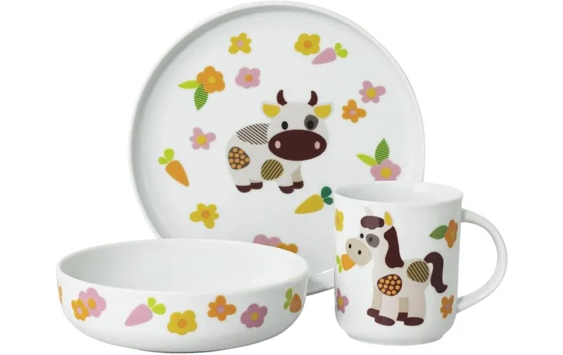 THOMAS Kids Farm Kinderset 3-tlg. Porzellan