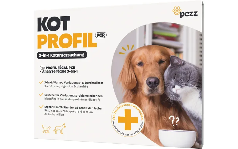 pezz Test grosses Kotprofil für Hunde und Katzen