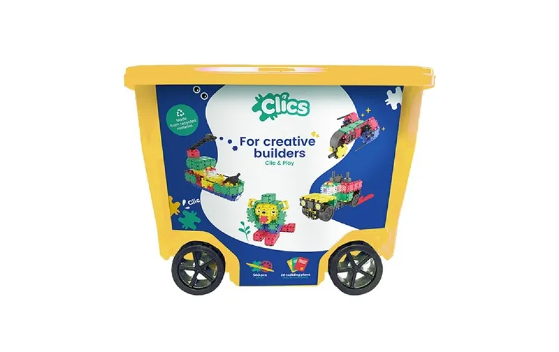 Sombo Baukasten Clics Box Bausatz 20 in 1