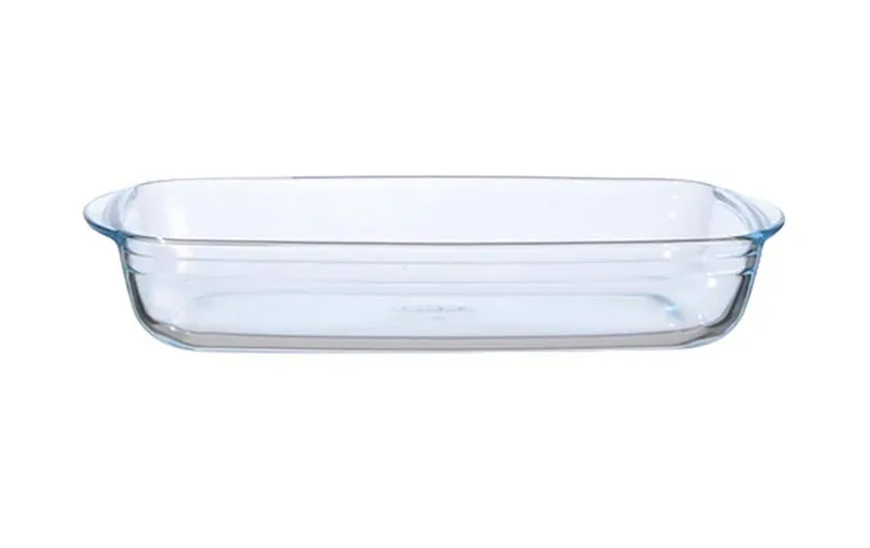 International Cookware Auflaufform 39 x 24 cm Eckig, transparent