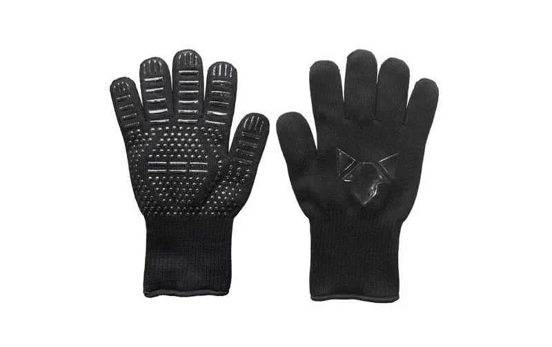 Fennek Grill Grillhandschuh mit Logo, nero