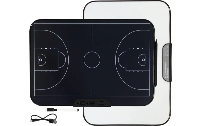 Playmaker LCD Taktiktafel Basketball Weiss
