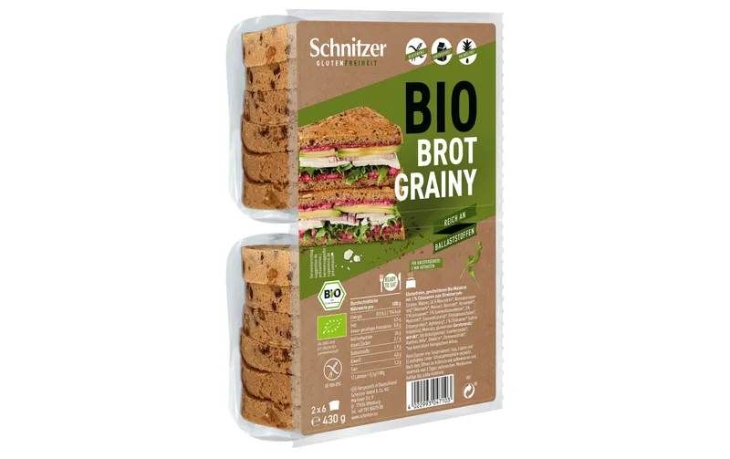 Schnitzer Bio Körniges Schnittbrot 430 g