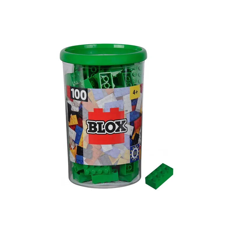 BLOX Bausteine 100 grüne 8er Steine