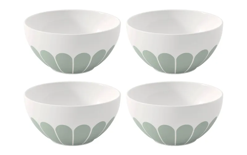 Villeroy & Boch Müslischale Fleur 4 pieces, green