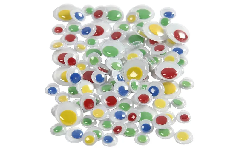 Creativ Company Wackelaugen 30 pieces, 8 + 10 + 14 mm