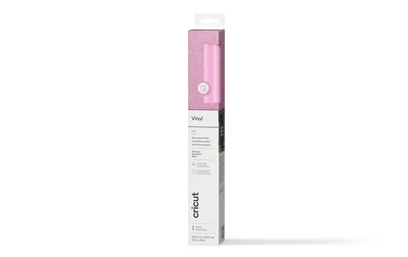 Cricut Vinylfolie Permanent Glanz 30.5 x 122 cm, 1 pezzi, Pink
