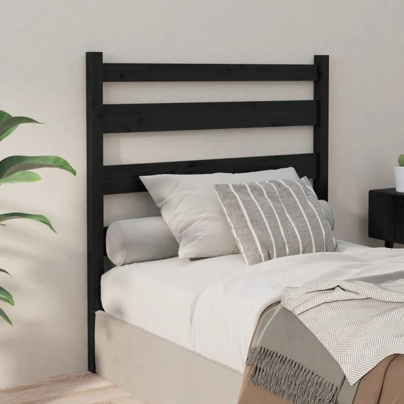Kopfteil nero 96x4x100 cm legno massiccio pino