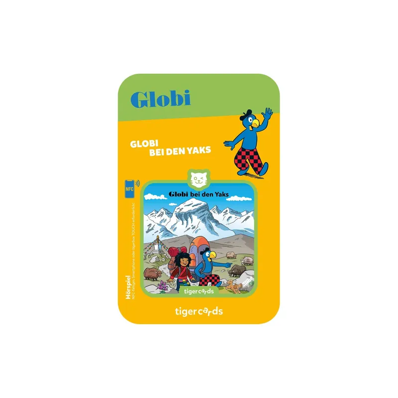 Tigermedia tigercard Globi bei les Yaks