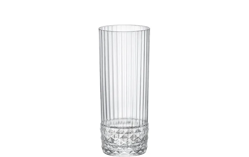 Bormioli Rocco Longdrinkverre America 20s 400 ml, 4 pièces, transparent