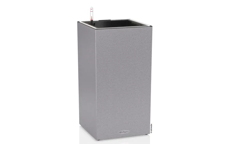 Lechuza Blumentopf Canto Stone 30 High LED, Stone Gray