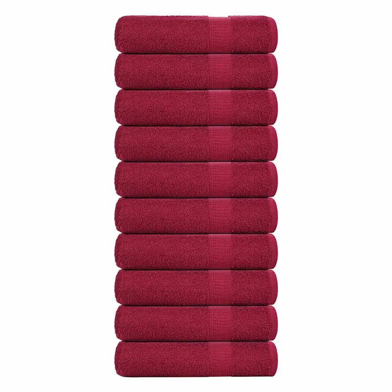 Duschtücher FROGN 10 Stk. Bordeaux 70x140 cm 360 g/qm