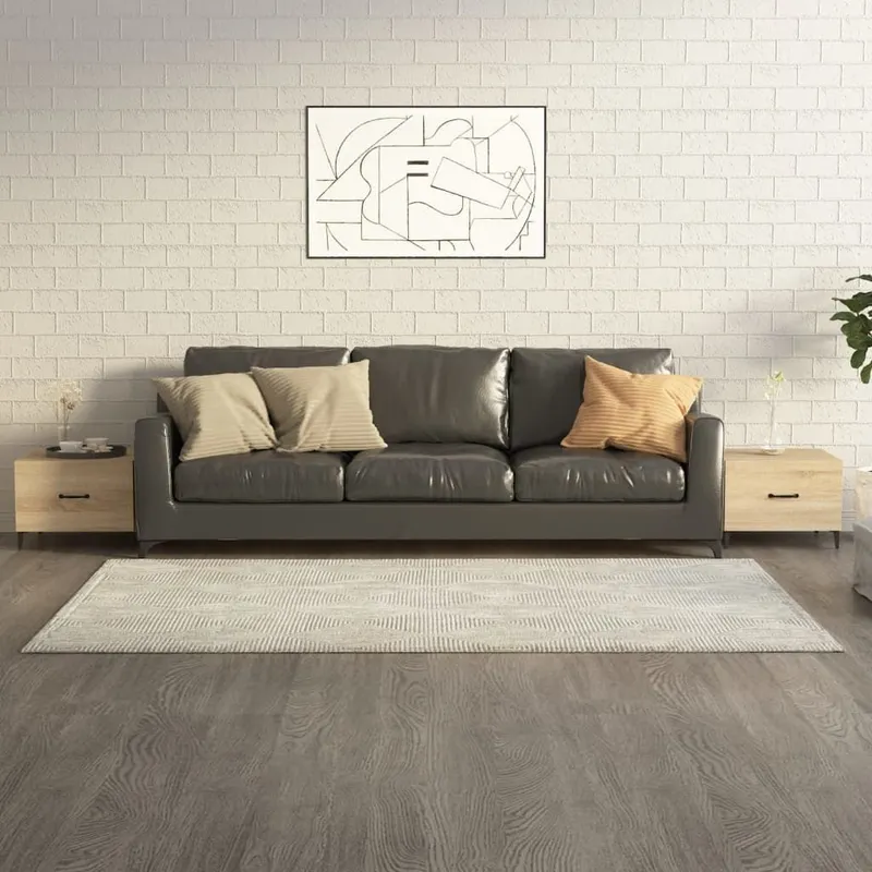 Couchtische con metallobeinen 2 pz. rovere Sonoma 50x50x40 cm