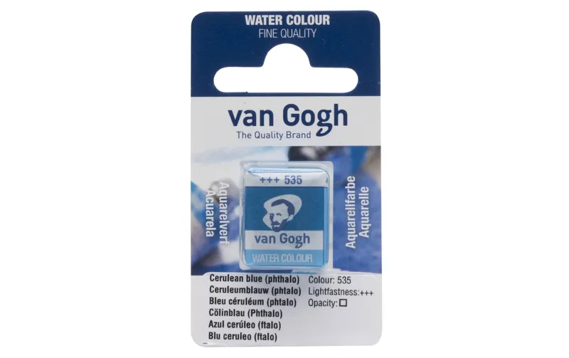 Van Gogh Aquarellfarbe 535 Cölinblau, 1 pièces